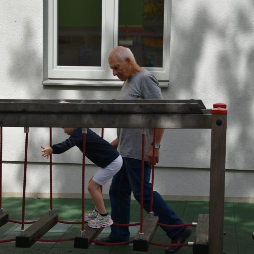 Der Balancier-Parcours der Schulen Vitis war natürlich auch ein großes Highlight! 